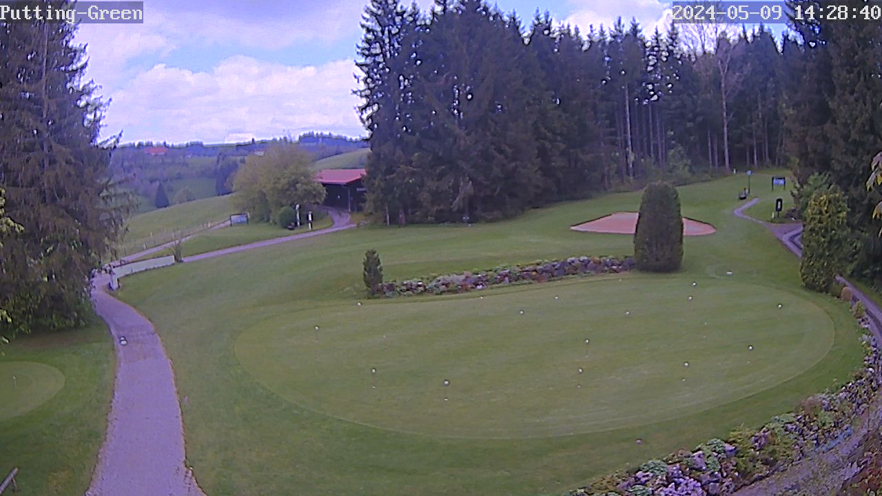Webcam Golfclub Waldegg Wiggensbach - Putting Green 